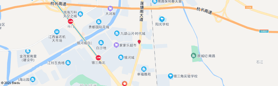 南昌莲塘南大道_公交站地图_南昌公交_妙搜公交查询2024