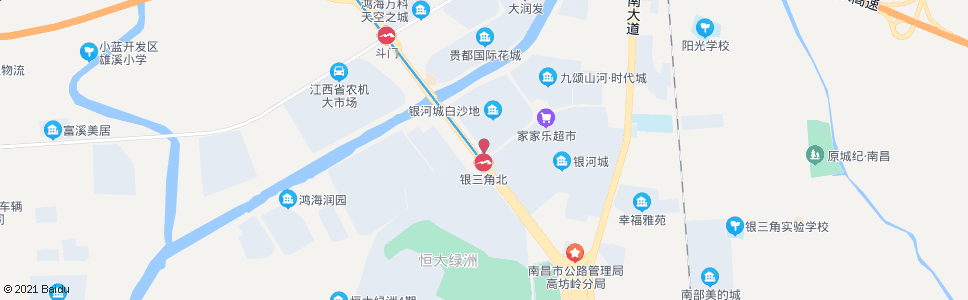 南昌银河城停车场_公交站地图_南昌公交_妙搜公交查询2024