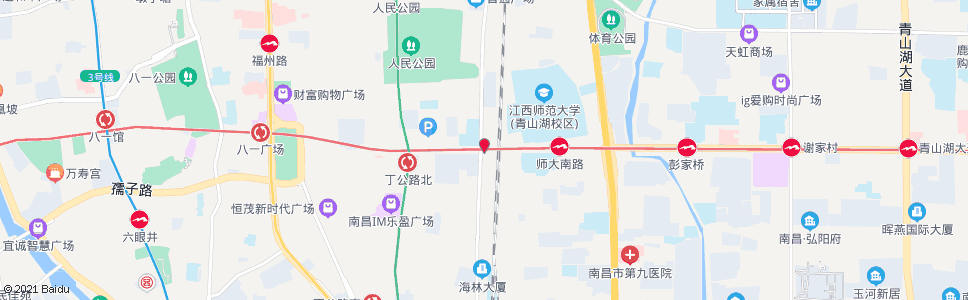 南昌北京西路口_公交站地图_南昌公交_妙搜公交查询2024