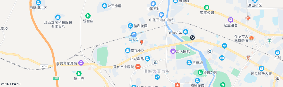 萍乡旅游客车厂_公交站地图_萍乡公交_妙搜公交查询2024