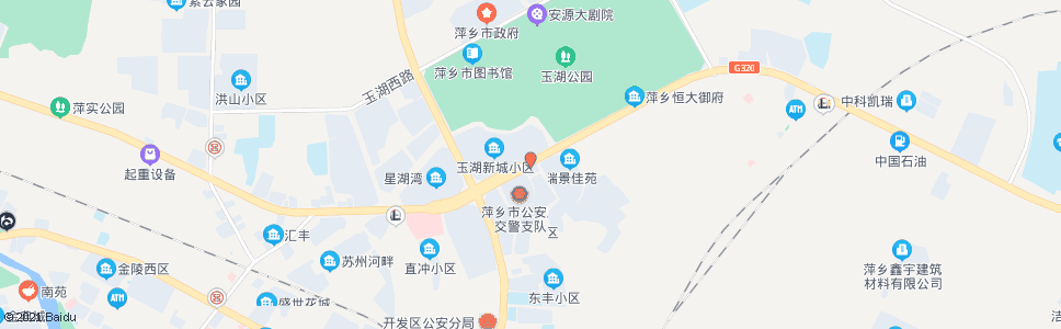 萍乡市交警支队_公交站地图_萍乡公交_妙搜公交查询2024