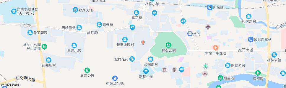 新余公园北村_公交站地图_新余公交_妙搜公交查询2024