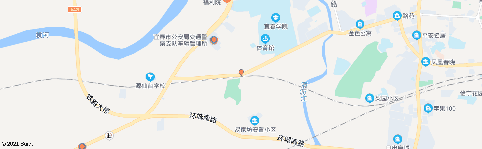 宜春铁路道口_公交站地图_宜春公交_妙搜公交查询2024