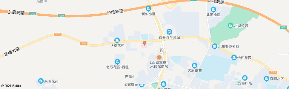 宜春新建医院_公交站地图_宜春公交_妙搜公交查询2024