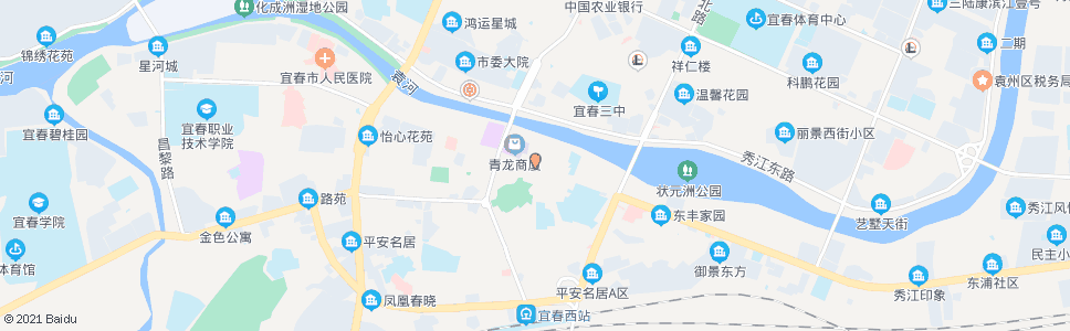 宜春箭道市场_公交站地图_宜春公交_妙搜公交查询2024