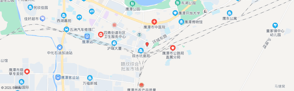 鹰潭双水坑_公交站地图_鹰潭公交_妙搜公交查询2024