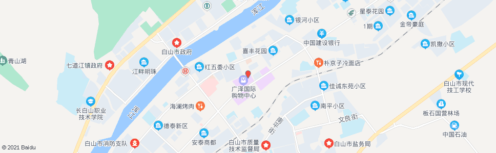 白山河东粮店_公交站地图_白山公交_妙搜公交查询2024