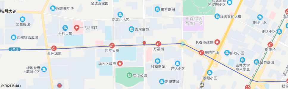 长春春城大街(景阳大路)_公交站地图_长春公交_妙搜公交查询2024