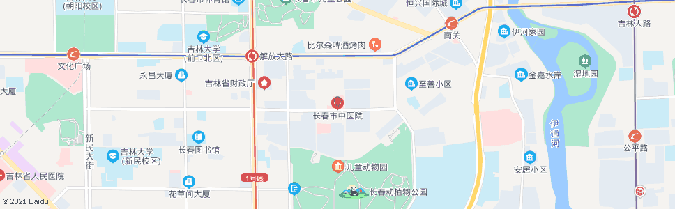 长春平阳街(中医院)_公交站地图_长春公交_妙搜公交查询2024