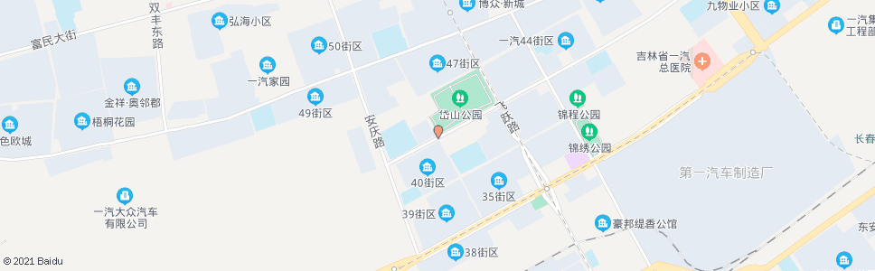 长春创业大街(安顺路)_公交站地图_长春公交_妙搜公交查询2024