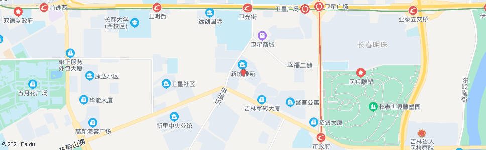 长春幸福派出所_公交站地图_长春公交_妙搜公交查询2025