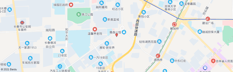 长春西湖砖厂_公交站地图_长春公交_妙搜公交查询2024