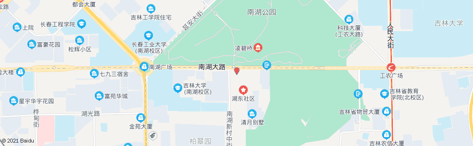 长春南湖新村_公交站地图_长春公交_妙搜公交查询2024