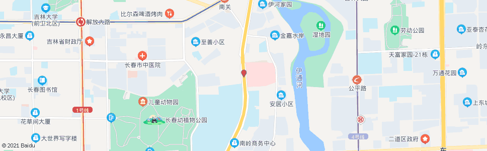 长春体北路_公交站地图_长春公交_妙搜公交查询2025