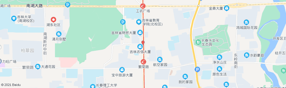 长春繁荣路(人民大街)_公交站地图_长春公交_妙搜公交查询2024