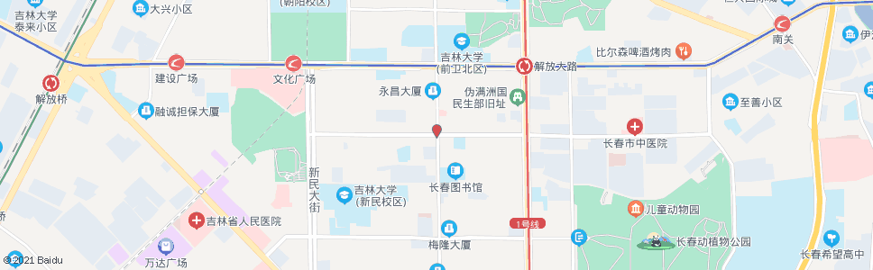 长春同志街(惠民路)_公交站地图_长春公交_妙搜公交查询2024