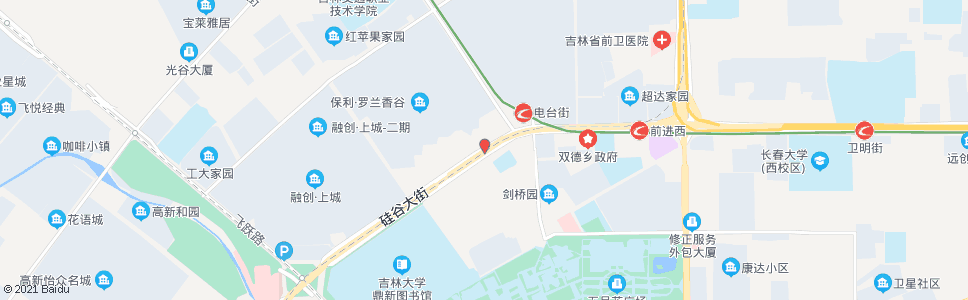 长春硅谷大厦_公交站地图_长春公交_妙搜公交查询2024