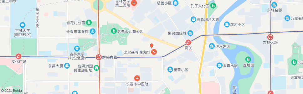 长春园东路_公交站地图_长春公交_妙搜公交查询2024