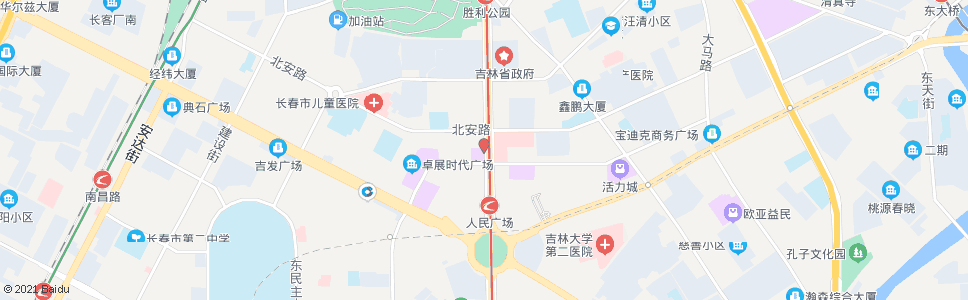 长春重庆路(长百大楼)_公交站地图_长春公交_妙搜公交查询2024