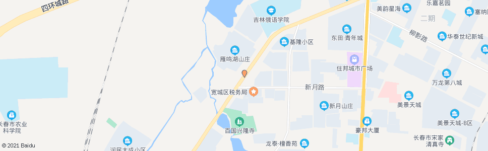 长春雁鸣湖_公交站地图_长春公交_妙搜公交查询2024