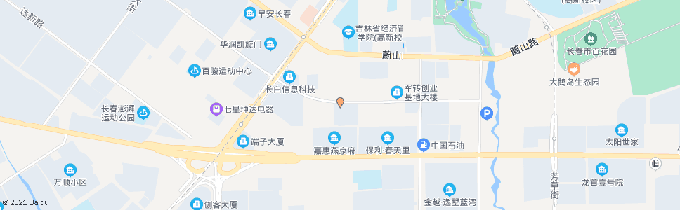 长春创建街_公交站地图_长春公交_妙搜公交查询2024