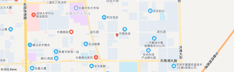 长春长春氧气厂_公交站地图_长春公交_妙搜公交查询2025