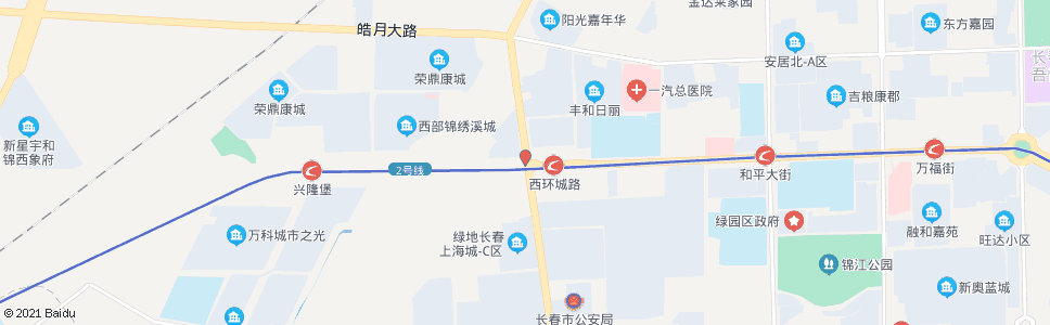 长春景阳大路(西环城路)_公交站地图_长春公交_妙搜公交查询2024