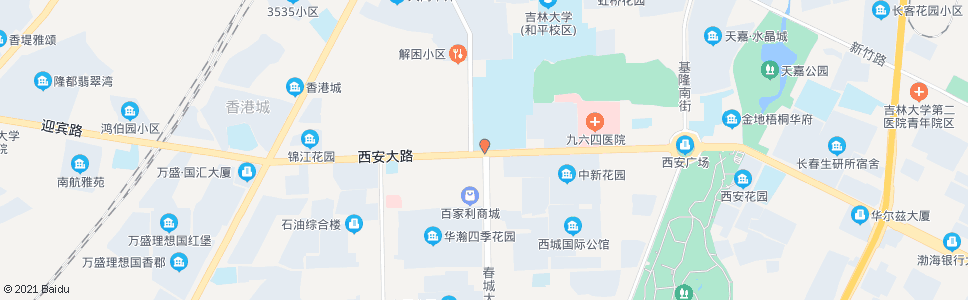 长春西安大路(春城大街)_公交站地图_长春公交_妙搜公交查询2024