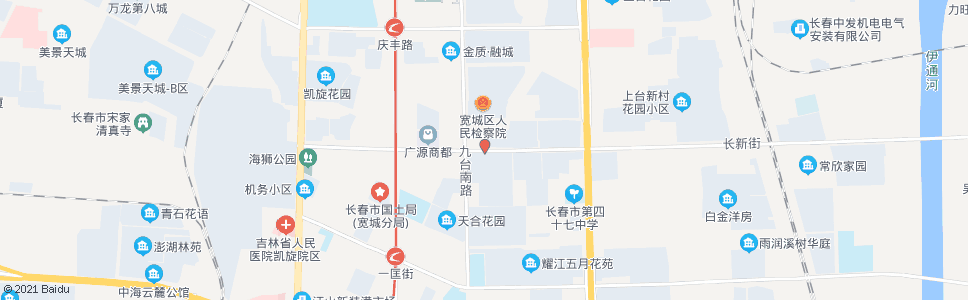 长春北九台路_公交站地图_长春公交_妙搜公交查询2024