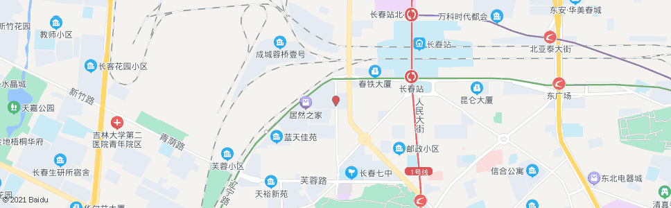 长春西三条街_公交站地图_长春公交_妙搜公交查询2024