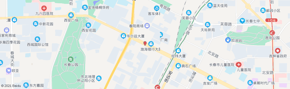 长春西安桥外_公交站地图_长春公交_妙搜公交查询2024