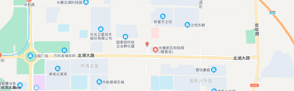 长春龙湖大路_公交站地图_长春公交_妙搜公交查询2024