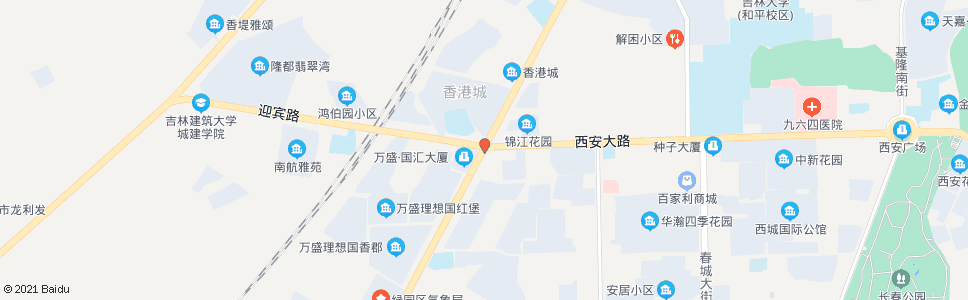 长春西环城路(西安大路)_公交站地图_长春公交_妙搜公交查询2024