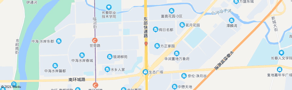 长春世荣路(方正家园)_公交站地图_长春公交_妙搜公交查询2025