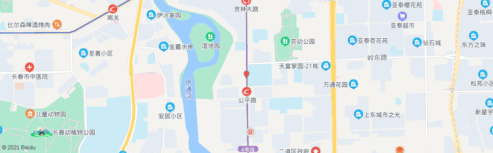 长春临河街(烟厂)_公交站地图_长春公交_妙搜公交查询2024