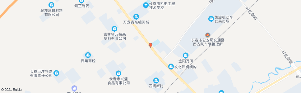 长春大营子村(106中学)_公交站地图_长春公交_妙搜公交查询2024