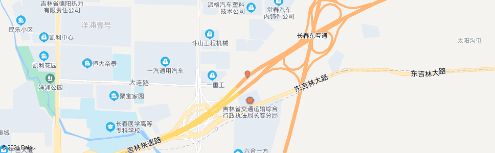 长春收费站(朝阳沟)_公交站地图_长春公交_妙搜公交查询2024