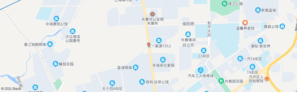 长春自立街(西环城路)_公交站地图_长春公交_妙搜公交查询2024