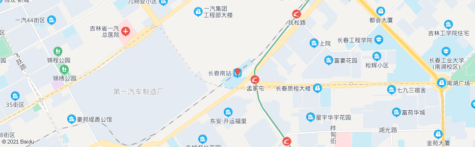 长春西安广场南口_公交站地图_长春公交_妙搜公交查询2024