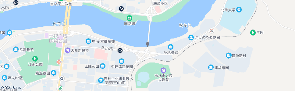 吉林江湾大桥_公交站地图_吉林公交_妙搜公交查询2024