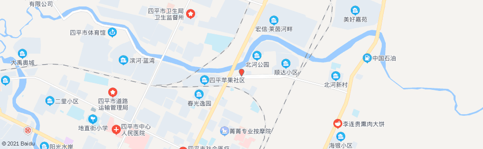 四平建校_公交站地图_四平公交_妙搜公交查询2024