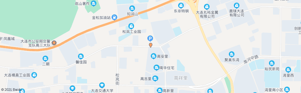 大连高安里_公交站地图_大连公交_妙搜公交查询2024