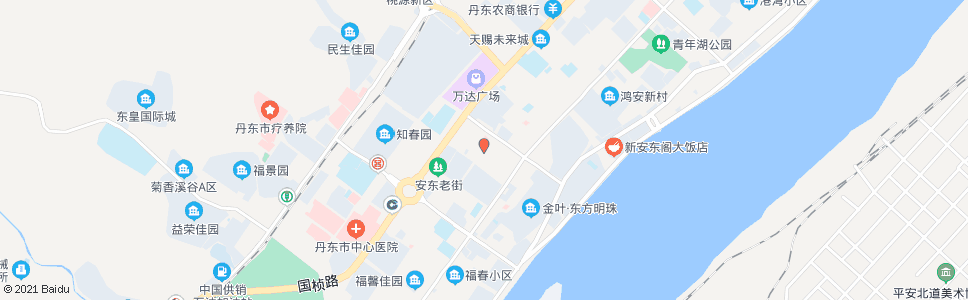 丹东通春街_公交站地图_丹东公交_妙搜公交查询2024