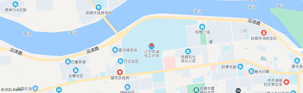 抚顺石油学院(东)_公交站地图_抚顺公交_妙搜公交查询2024