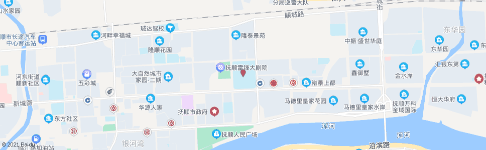 抚顺二中(西)_公交站地图_抚顺公交_妙搜公交查询2024