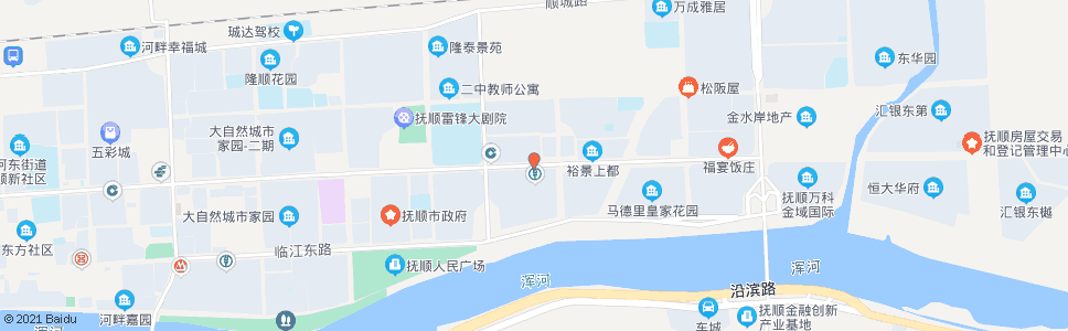 抚顺新城路东_公交站地图_抚顺公交_妙搜公交查询2024