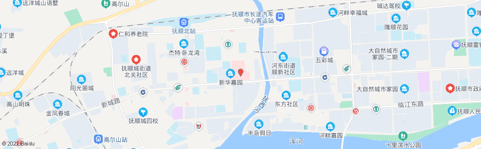 抚顺中心医院_公交站地图_抚顺公交_妙搜公交查询2024