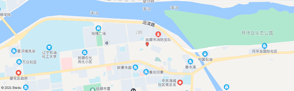 抚顺油研_公交站地图_抚顺公交_妙搜公交查询2024