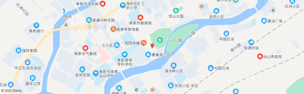 阜新三一八公园_公交站地图_阜新公交_妙搜公交查询2024