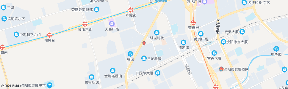 沈阳华园东路沈营路_公交站地图_沈阳公交_妙搜公交查询2024